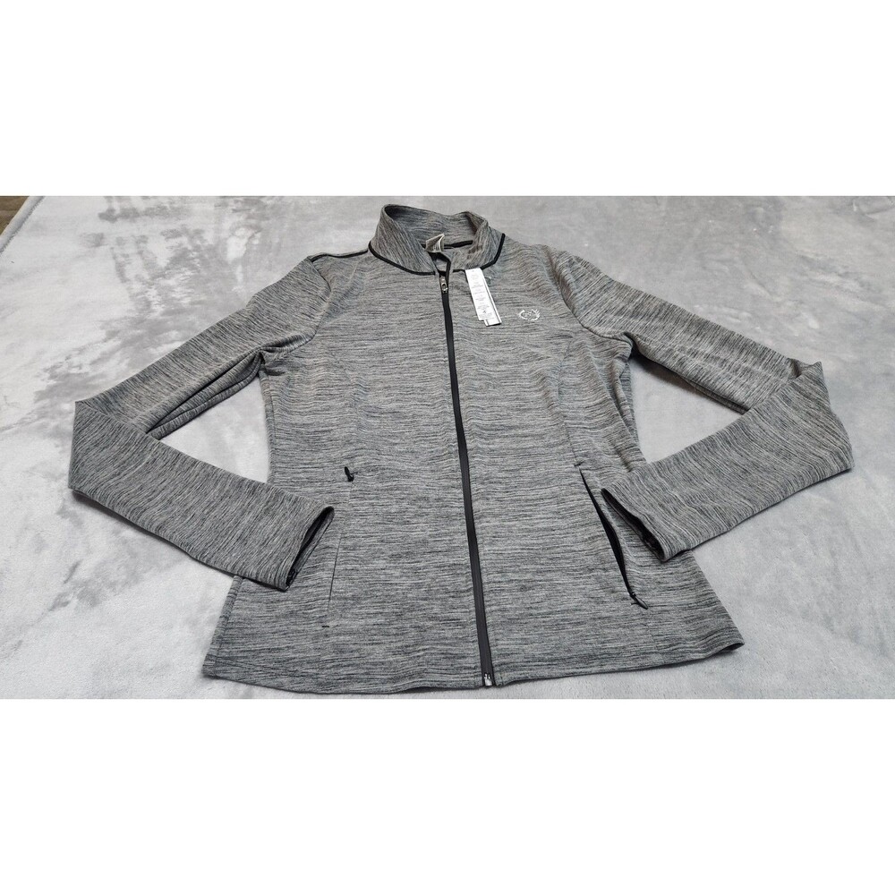 Victoria's Secret Women's Medium Grey Relay Full Zip Sweater NWT
